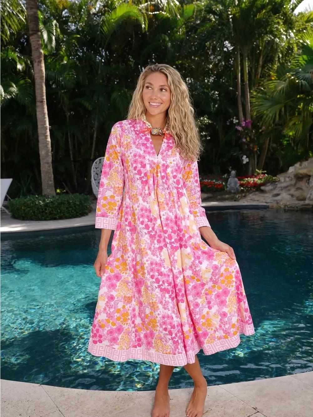 Just Darviny Karolina Dress Brazil Pink size L new without tags